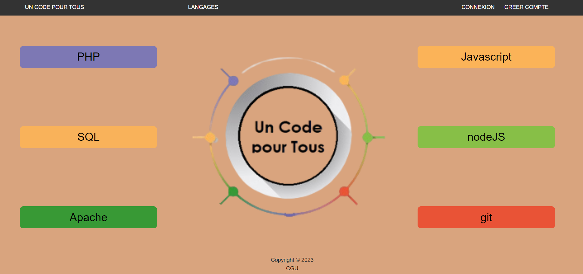 Un code pour tous